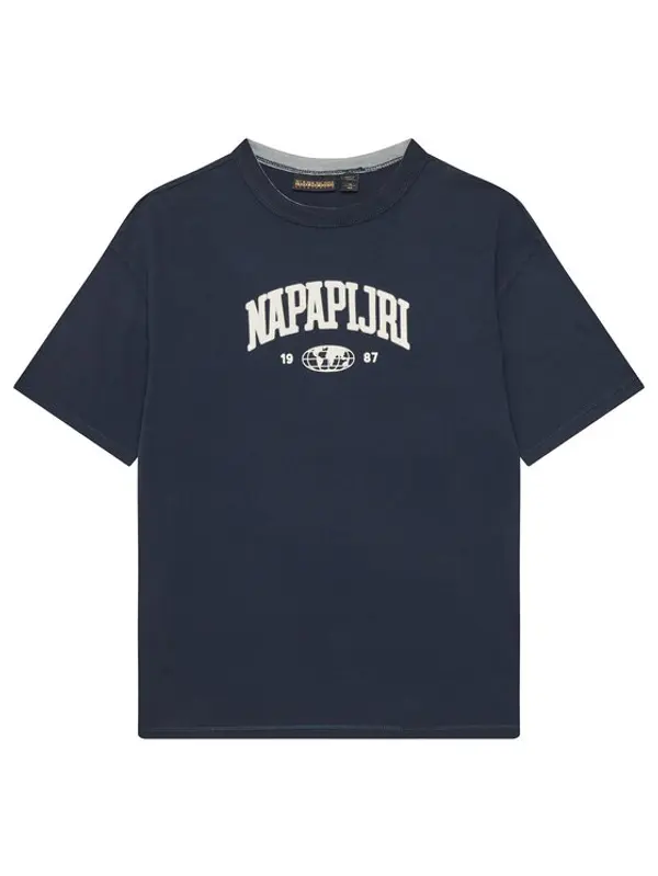 Napapijri Napapijri T-shirt S-Inot NP0A891F D Tamnoplava Regular Fit