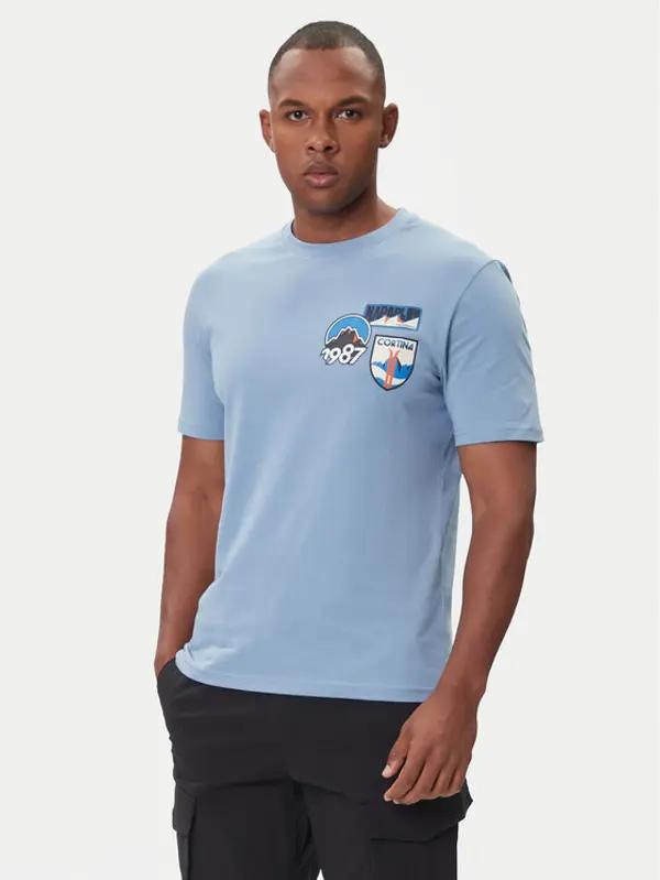 Napapijri Napapijri T-shirt S-Montepiana NP0A88SV Plava Regular Fit