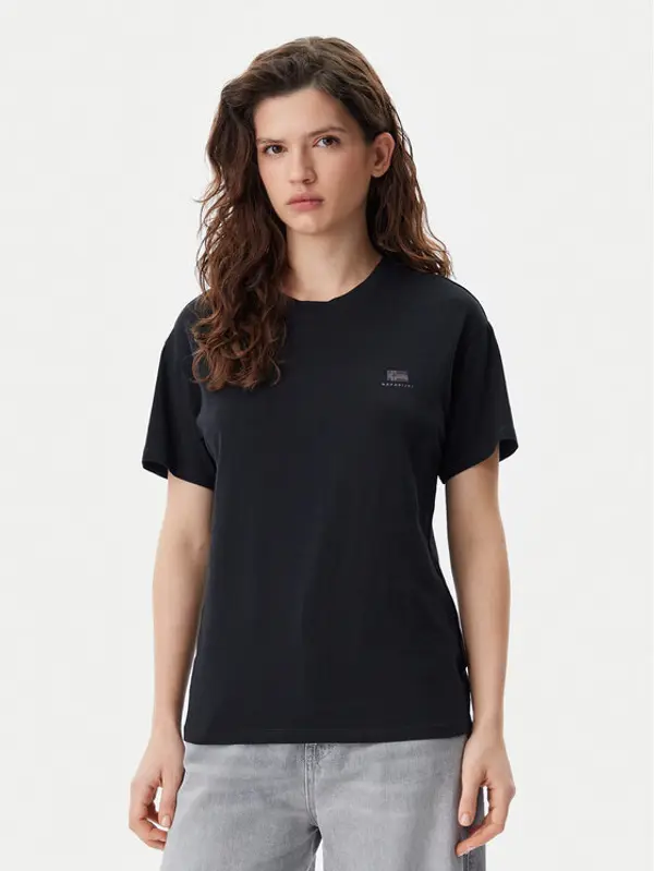 Napapijri Napapijri T-shirt S-Nina NP0A4H87 Crna Regular Fit