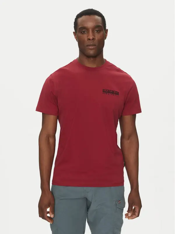 Napapijri Napapijri T-shirt S-Vignoni NP0A4ILX Crvena Regular Fit