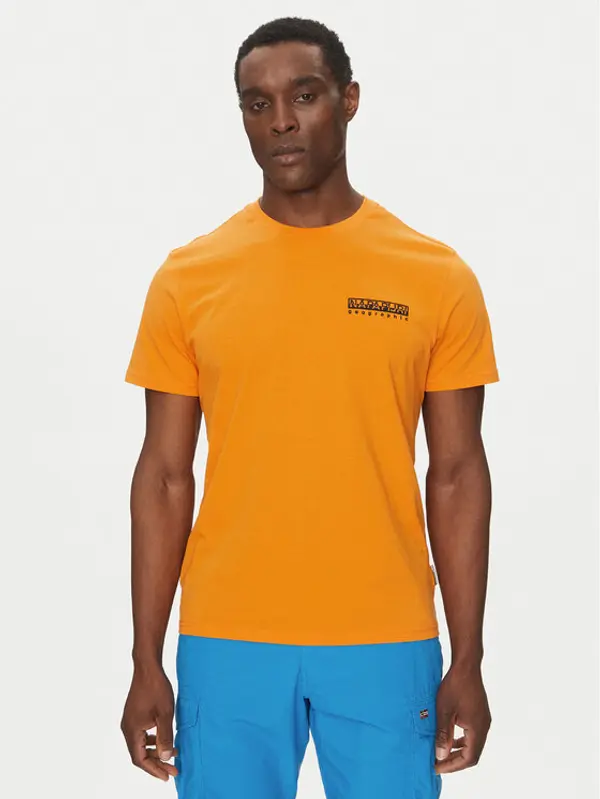 Napapijri Napapijri T-shirt S-Vignoni NP0A4ILX Narančasta Regular Fit