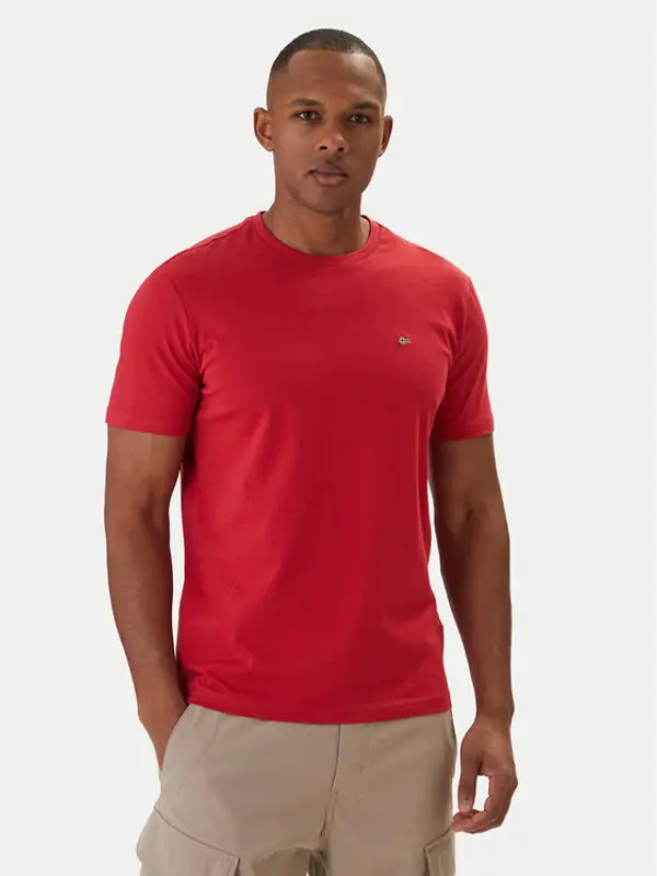 Napapijri Napapijri T-shirt Salis NP0A4H8D Crvena Regular Fit