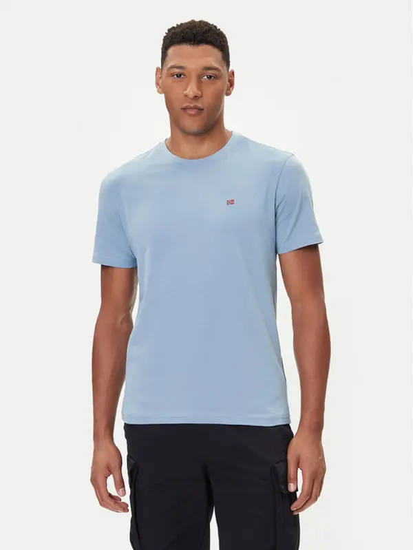 Napapijri Napapijri T-shirt Salis NP0A4H8D Plava Regular Fit