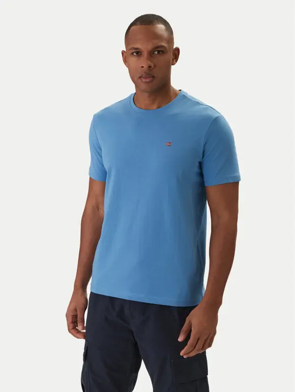 Napapijri Napapijri T-shirt Salis NP0A4H8D Plava Regular Fit