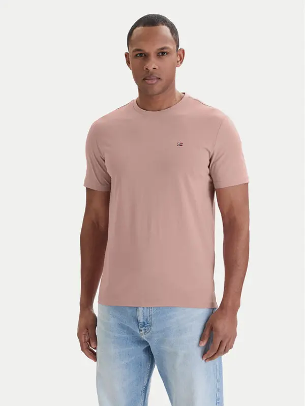 Napapijri Napapijri T-shirt Salis NP0A4H8D Ružičasta Regular Fit