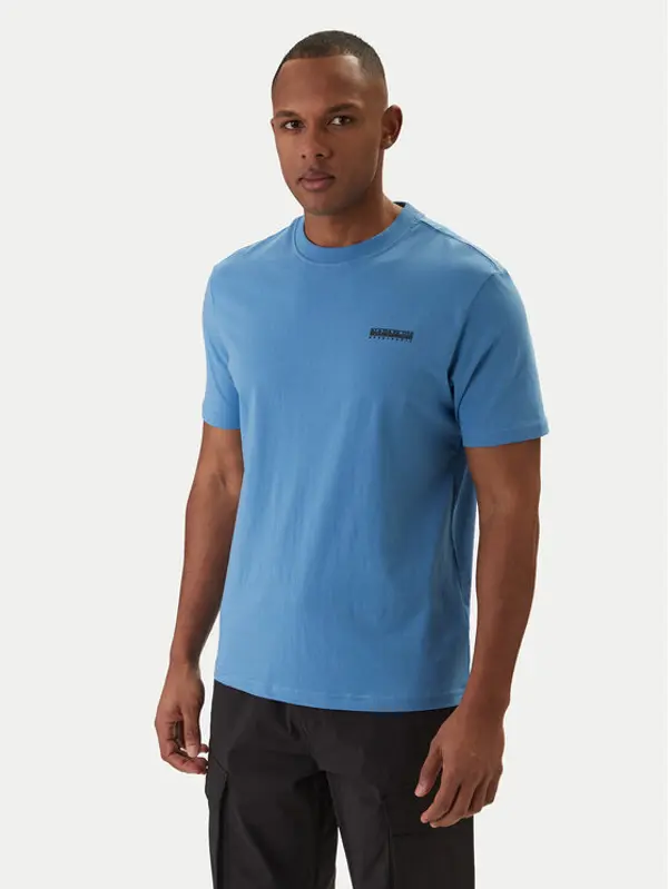 Napapijri Napapijri T-shirt Smallbox NP0A88TR Plava Regular Fit
