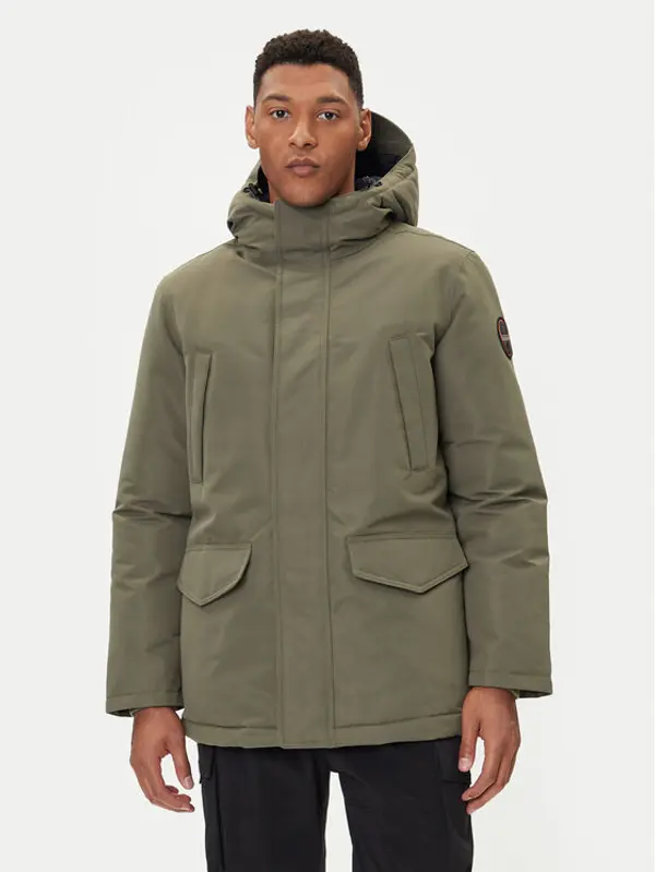 Napapijri Napapijri Zimska jakna A-Cornier NP0A892J Zelena Regular Fit