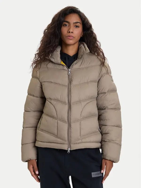 Napapijri Napapijri Zimska jakna A-Ega NP0A88XD Siva Regular Fit