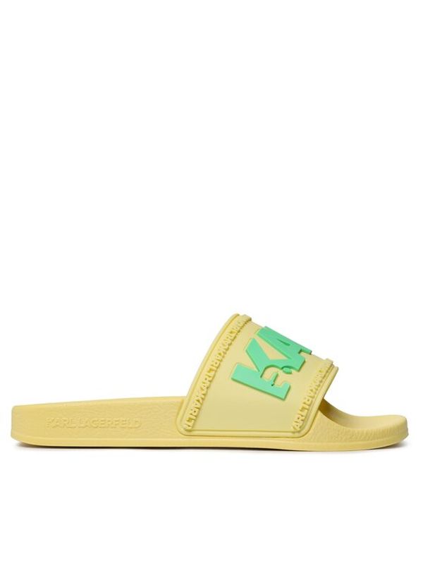 KARL LAGERFELD Natikače KARL LAGERFELD KL80904 Yellow Rubber