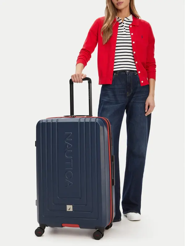 Nautica Nautica Veliki kofer CWBEO-NTC-KS-003-07-L Tamnoplava
