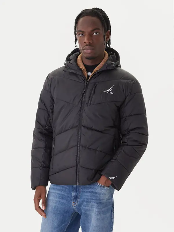 Nautica Nautica Zimska jakna Provo N1T04062 Crna Regular Fit