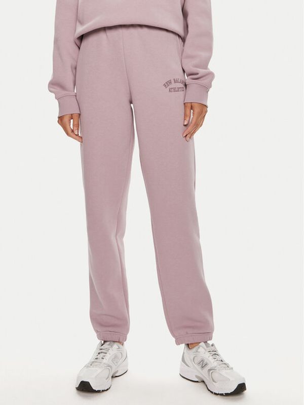 New Balance New Balance Donji dio trenerke Graphic WP43500 Ljubičasta Relaxed Fit