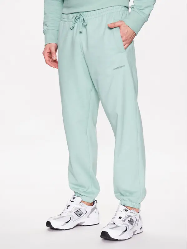 New Balance New Balance Donji dio trenerke MP23551 Zelena Relaxed Fit