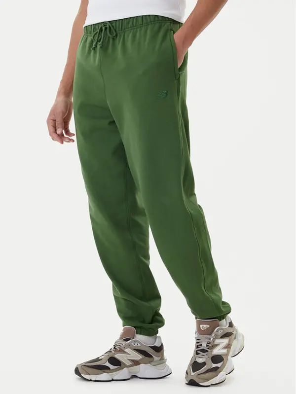 New Balance New Balance Donji dio trenerke MP41508 Zelena Relaxed Fit