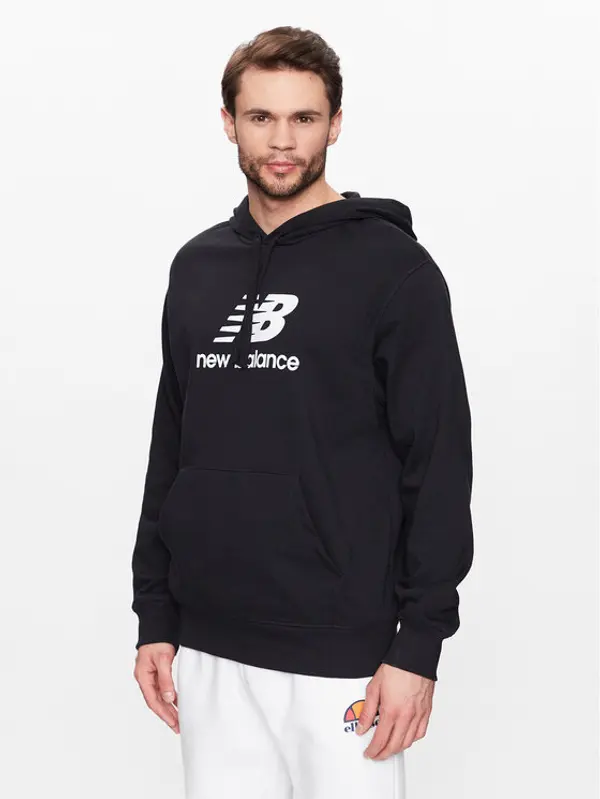 New Balance New Balance Majica dugih rukava MT31537 Crna Relaxed Fit
