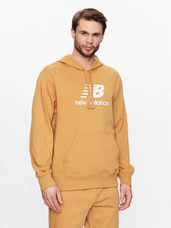 New Balance New Balance Majica dugih rukava MT31537 Narančasta Relaxed Fit
