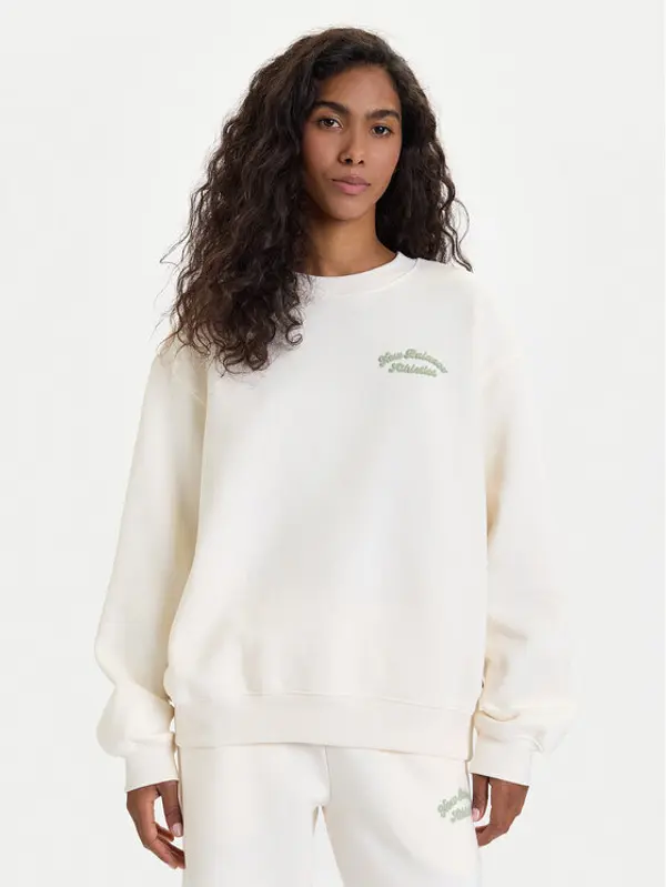 New Balance New Balance Majica dugih rukava WT53516 Bijela Relaxed Fit