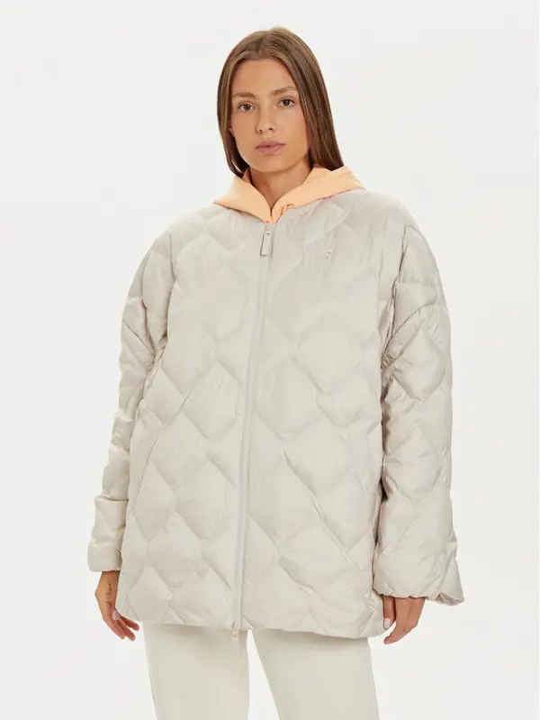 New Balance New Balance Pernata jakna WJ43503 Bež Loose Fit