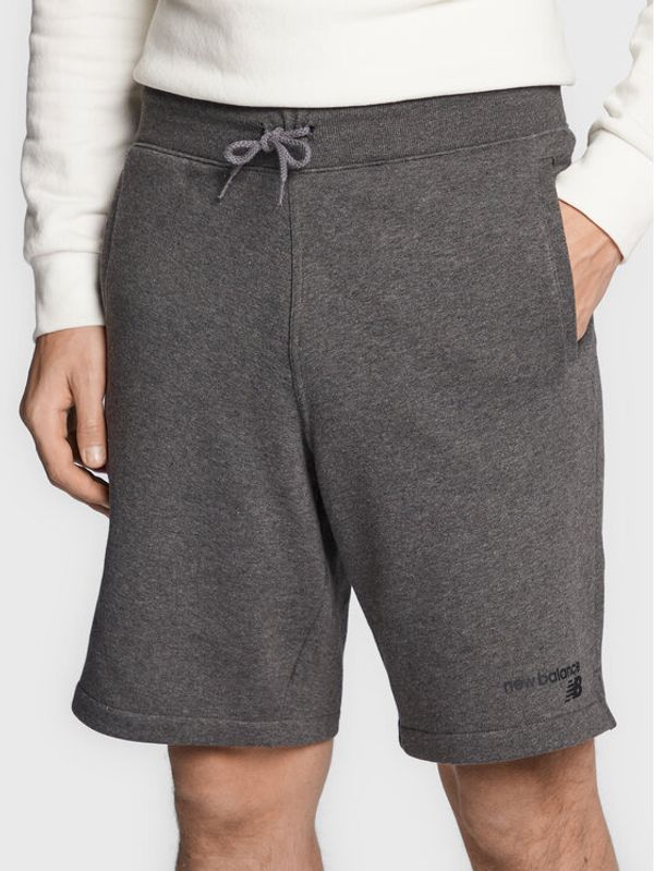 New Balance New Balance Sportske kratke hlače MS11903 Siva Relaxed Fit