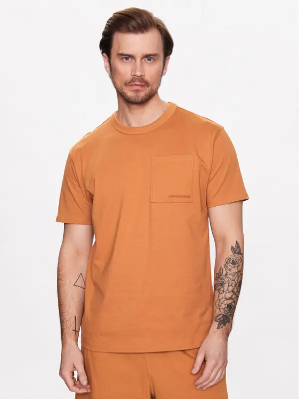 New Balance New Balance T-shirt Athletics Nature State MT23567 Narančasta Relaxed Fit