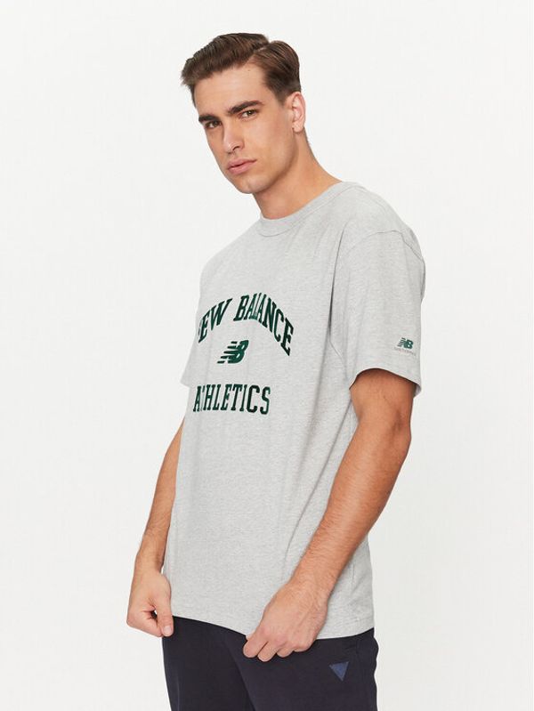 New Balance New Balance T-shirt Athletics Varsity Graphic T-Shirt MT33551 Siva Regular Fit