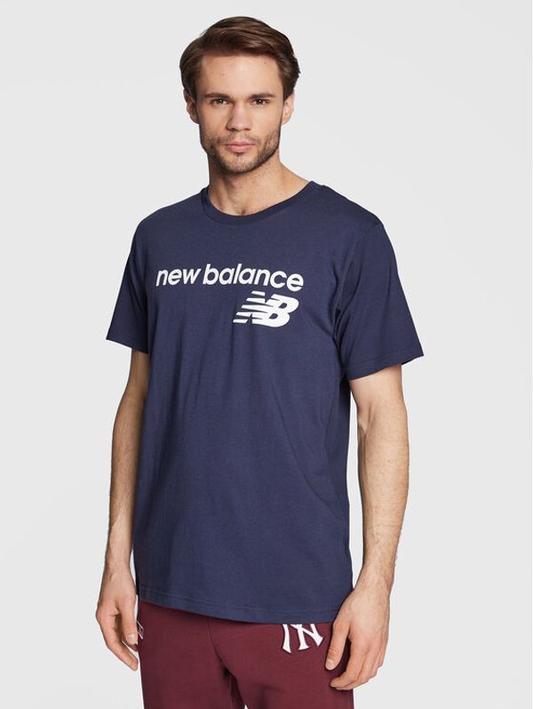 New Balance New Balance T-shirt Classic Core Logo MT03905 Tamnoplava Athletic Fit