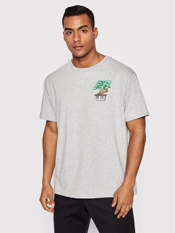 New Balance New Balance T-shirt MT21567 Siva Relaxed Fit