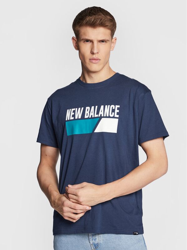 New Balance New Balance T-shirt MT23901 Tamnoplava Relaxed Fit
