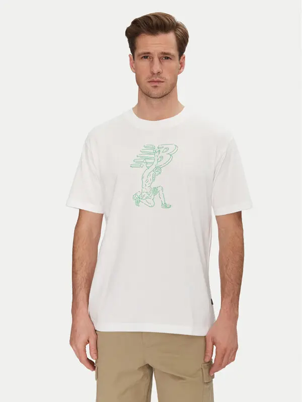 New Balance New Balance T-shirt MT51978 Bijela Relaxed Fit