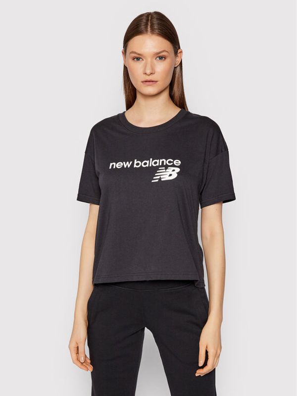 New Balance New Balance T-shirt WT03805 Crna Relaxed Fit