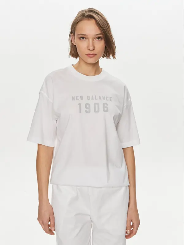 New Balance New Balance T-shirt WT41519 Bijela Oversize