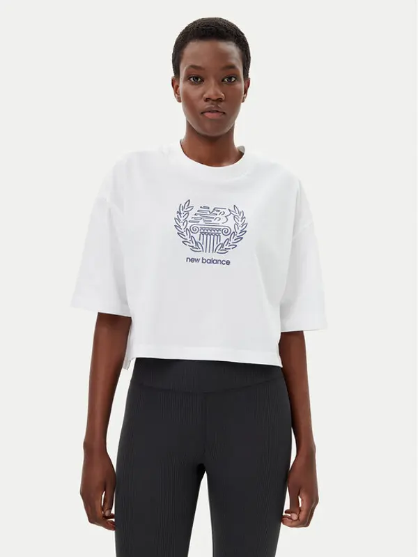 New Balance New Balance T-shirt WT51935 Bijela Oversize