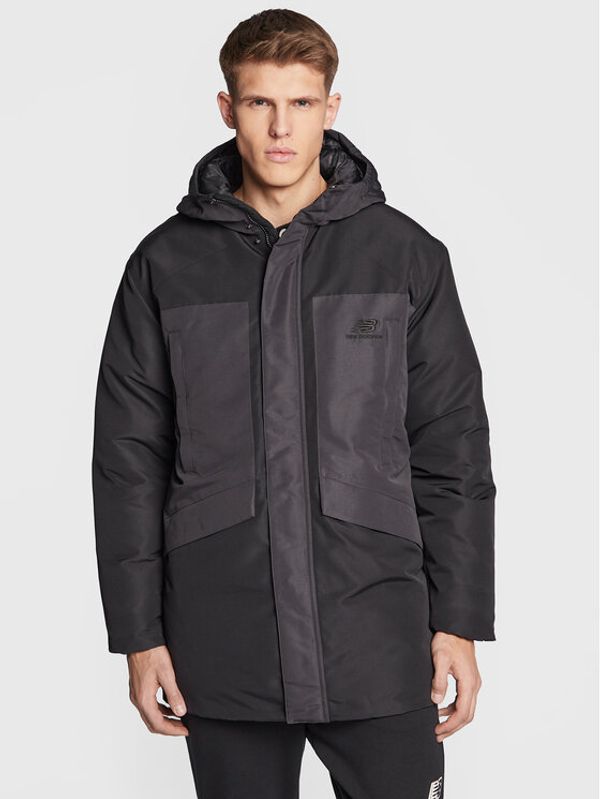 New Balance New Balance Zimska jakna MJ23504 Crna Relaxed Fit