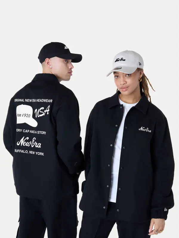 new era New Era Prijelazna jakna 60596266 Crna Regular Fit