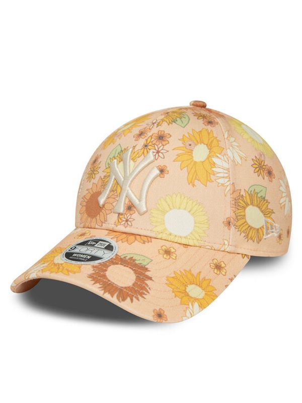 New Era New Era Šilterica Wmns Floral Aop 940 Nyy 60435003 Narančasta