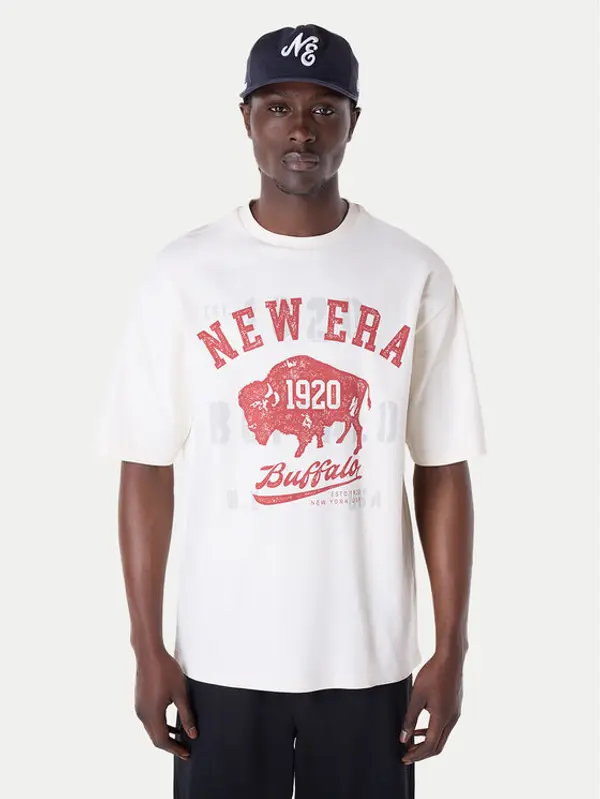 new era New Era T-shirt 60596287 Bijela Regular Fit