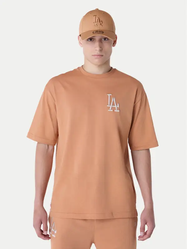 new era New Era T-shirt LA Dodgers MLB League Essential 60596179 Narančasta Regular Fit