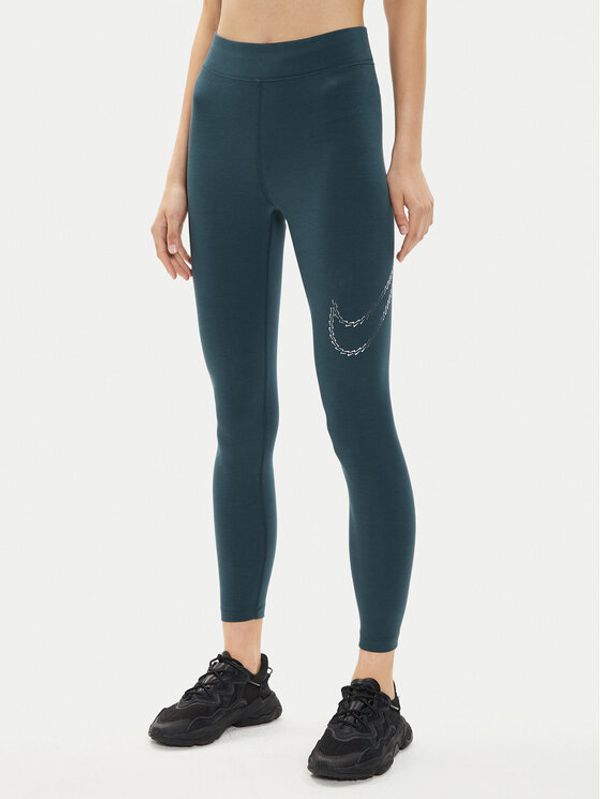 Nike Nike Leggings FB8766 Zelena Tight Fit