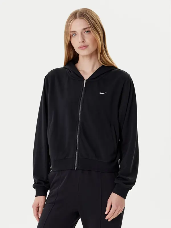 Nike Nike Majica dugih rukava Chill Terry FN2415 Crna Relaxed Fit