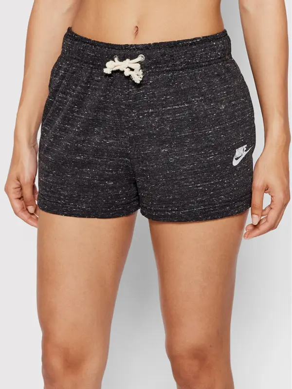 Nike Nike Sportske kratke hlače Sportswear Gym Vintage DM6392 Crna Regular Fit