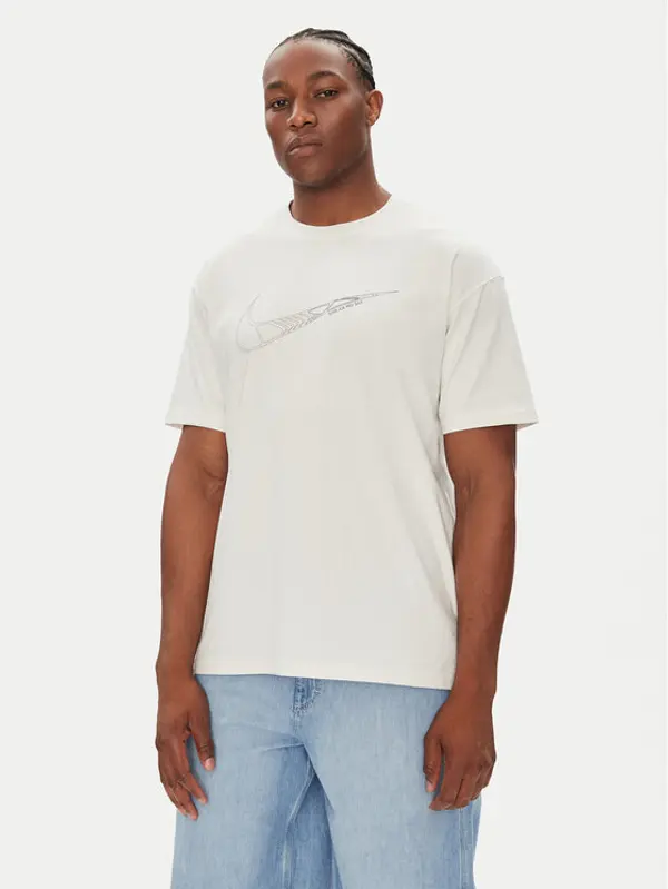 Nike Nike T-shirt HJ0746 Écru Regular Fit