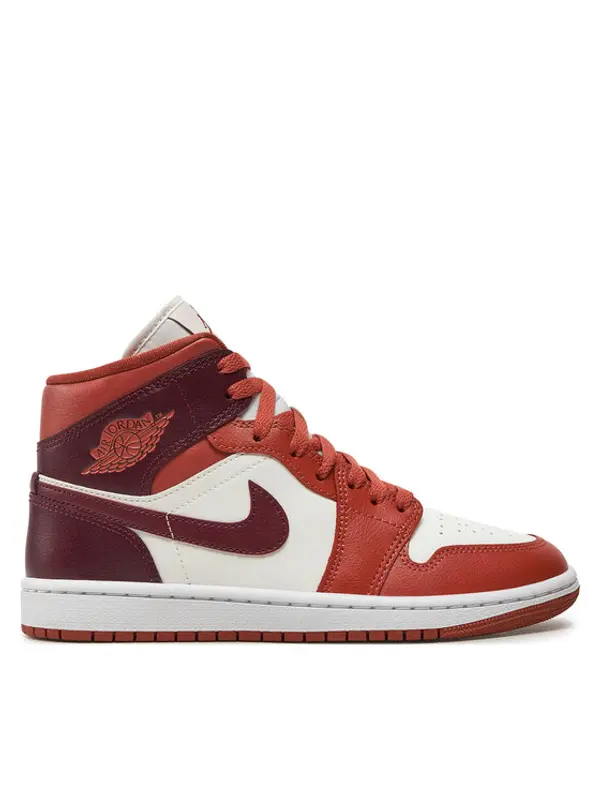 Nike Nike Tenisice Air Jordan 1 Mid BQ6472 200 Smeđa