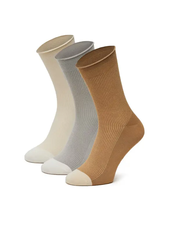 Nine West Nine West Duge čarape BR_NW_01_Z_SS25 (3 PACK) Šarena