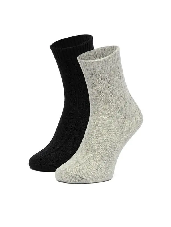 Nine West Nine West Duge čarape CEO_LA_NW_17637_W_AW25 (2-PACK) Crna