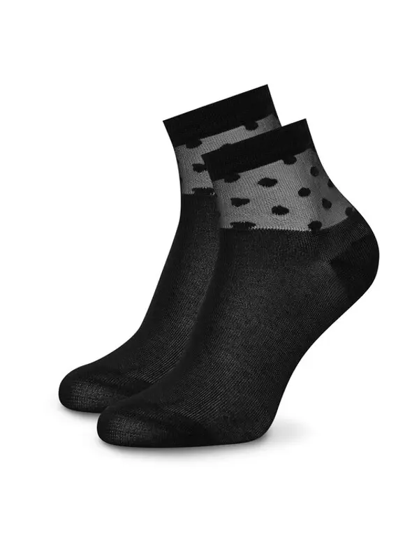 Nine West Nine West Duge čarape KR_NW_STREET_W_SS25 (2 PACK) Crna