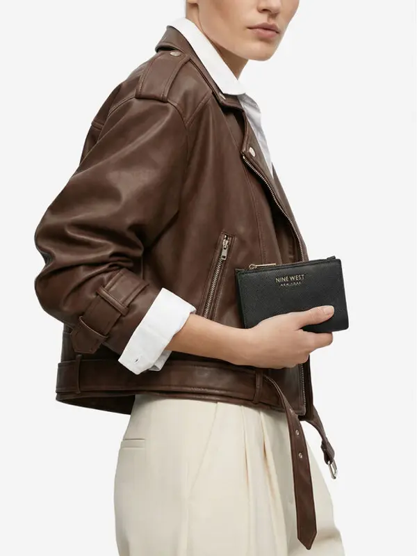 Nine West Nine West Etui za kreditne kartice CEO-NW-W1-009-SS26 Crna