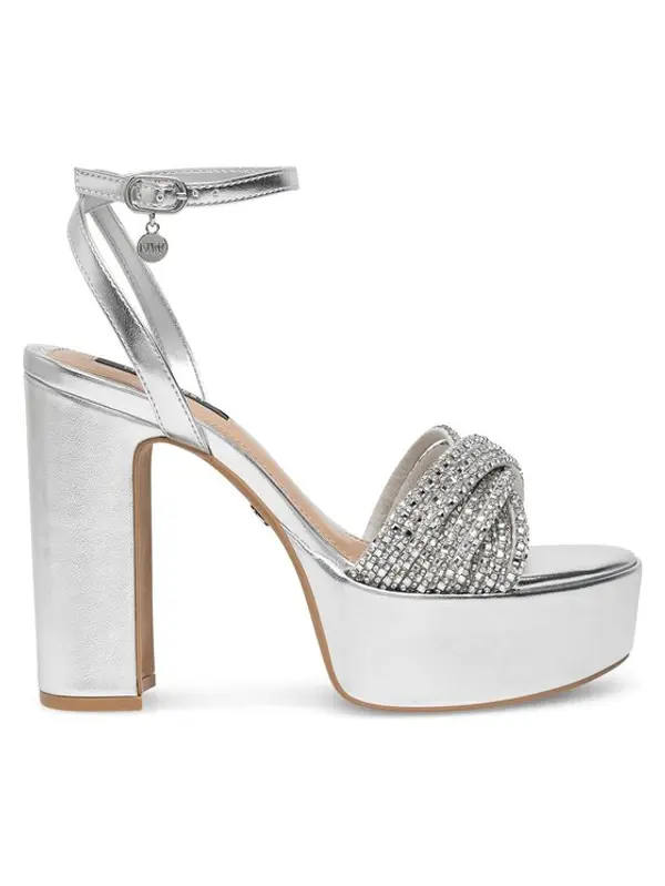 Nine West Nine West Sandale WFA2736-1 Srebrna