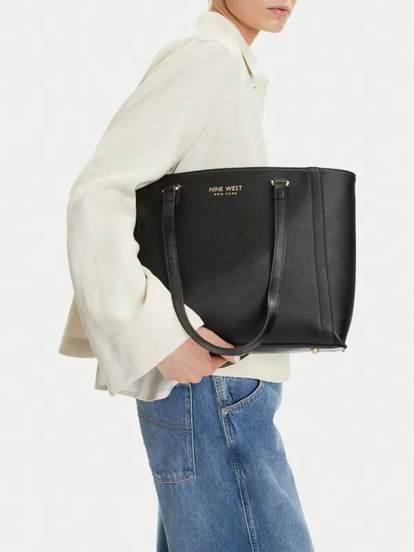 Nine West Nine West Torbica CEO-Midtown Maven-LX9844 Crna