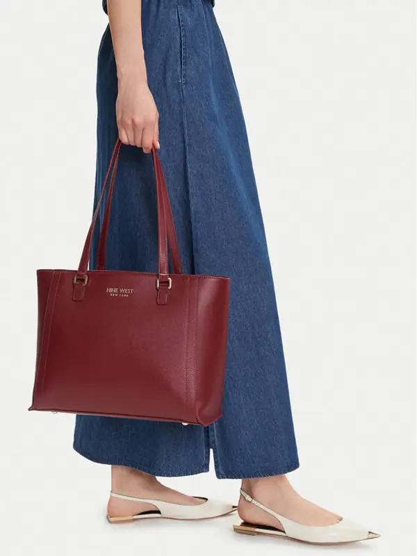 Nine West Nine West Torbica CEO-Midtown Maven-LX9844 Tamnocrvena