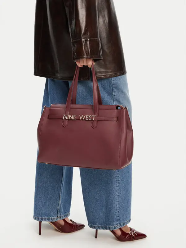 Nine West Nine West Torbica EO-Manhattan-Muse-I-LX10192 Tamnocrvena